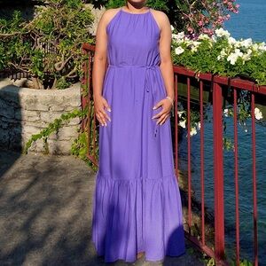 Anne Klein Purple Maxi Dress